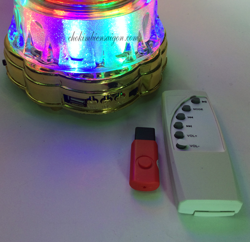Đèn Pha Lê LED USB Số 1
