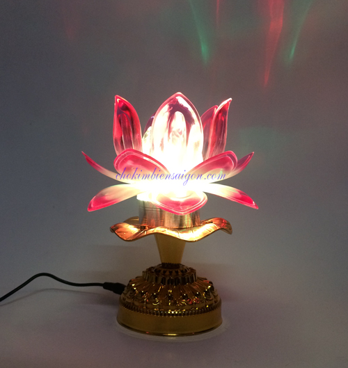 Đèn Sen LED Nhạc Phật
