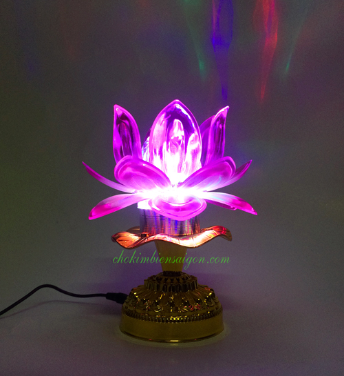 Đèn Sen LED Nhạc Phật