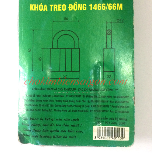 Khóa Việt Tiệp 1466/66M