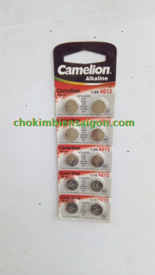 pin camelion nút áo G13